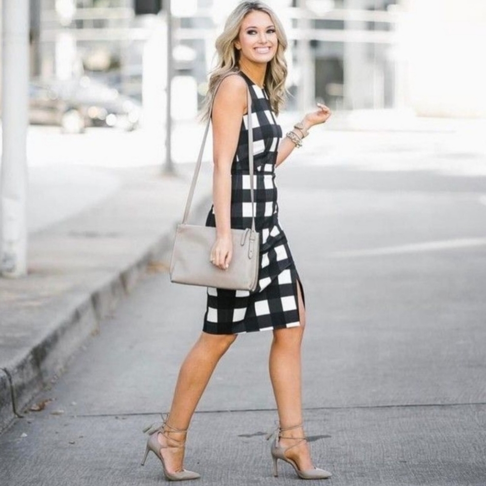 Banana Republic Gingham dress size 00P